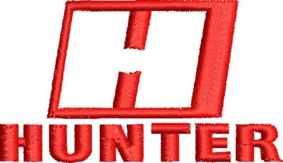 Hunter "H" Logo Red