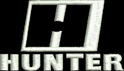 Hunter "H" Logo White
