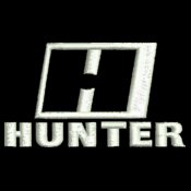 Hunter "H" Logo White