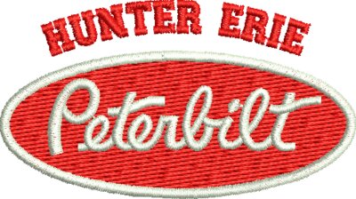 Hunter Erie Peterbilt - Red
