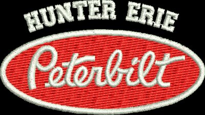 Hunter Erie Peterbilt - White